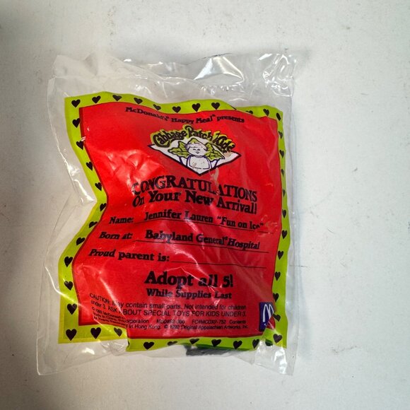 1992 Cabbage Patch Kids McDonalds Happy Meal Toys Lot of 6 All 5 Characters Vtg - Picture 13 of 16